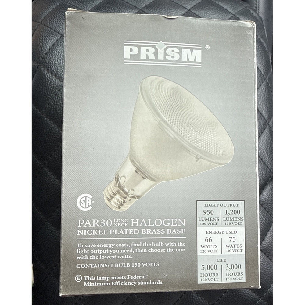 Prism Par 30 Halogen Light Long Neck 130V  NEW